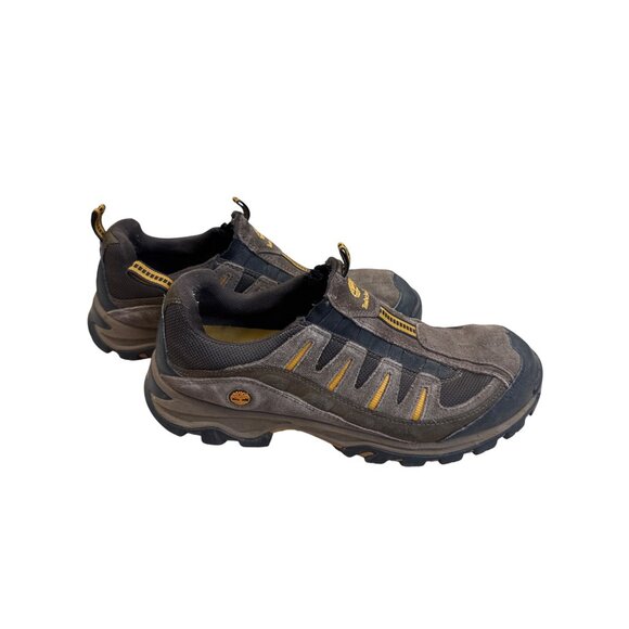 Timberland Mens Brown Leather Slip-On Sneakers Size 12M SKU 7715 - Picture 4 of 9